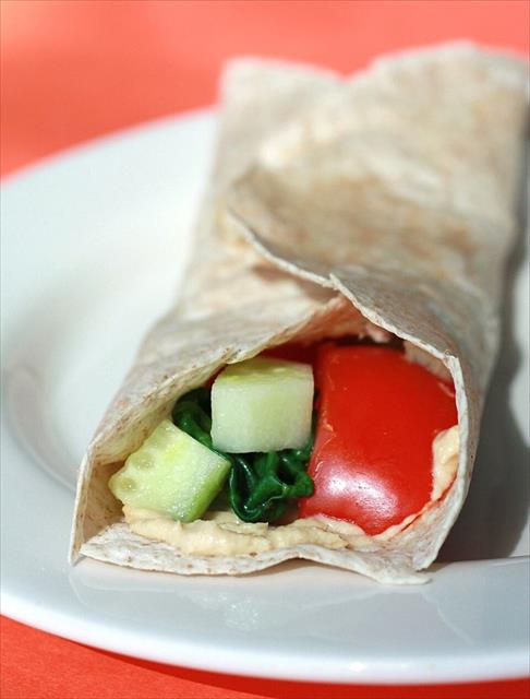 Wrap de Grão-de-Bico
